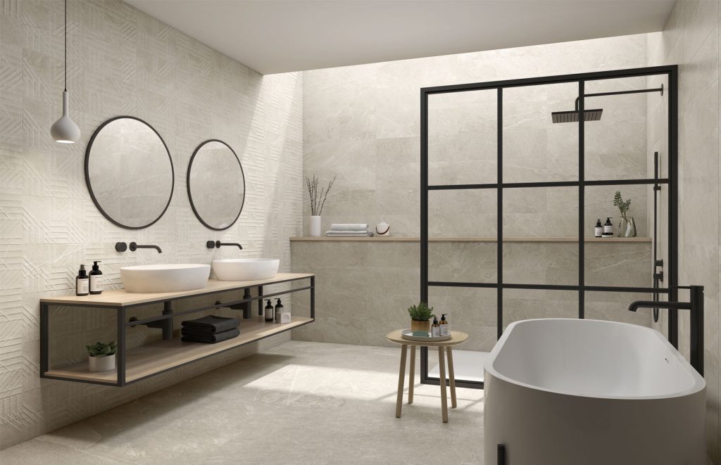 Best Ceramic Tiles for Bathroom - Give Your Bathroom a Makeover 6 Ardesia Avorio Ambiance