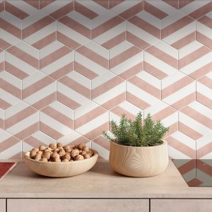 Meraki Stripe Rosa Ambiance