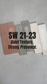 Minimal in size. Strong in structure.
Presenting the SW 21-23 Series.

Crafted in a sleek 60mm x 240mm elongated format, this matt wall tile introduces quiet rhythm to contemporary interiors. The plain surface builds seamless continuity, while the décor option adds subtle variation without disturbing balance.

It is structured, refined, and designed to guide the eye effortlessly across the space.

Simple. Architectural. Intentional.

More details on website

SW 21-23 Series
Finish: Matt
Application: Wall
Size: 60mm x 240mm

#TimexCeramic #SW2123 #MattWallTiles #SubwayTileIndia
#ContemporaryWallTile
