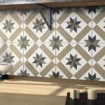 Bold Moroccan geometric wall tiles with high-contrast patterns used in an interior setting by Timex Ceramic
