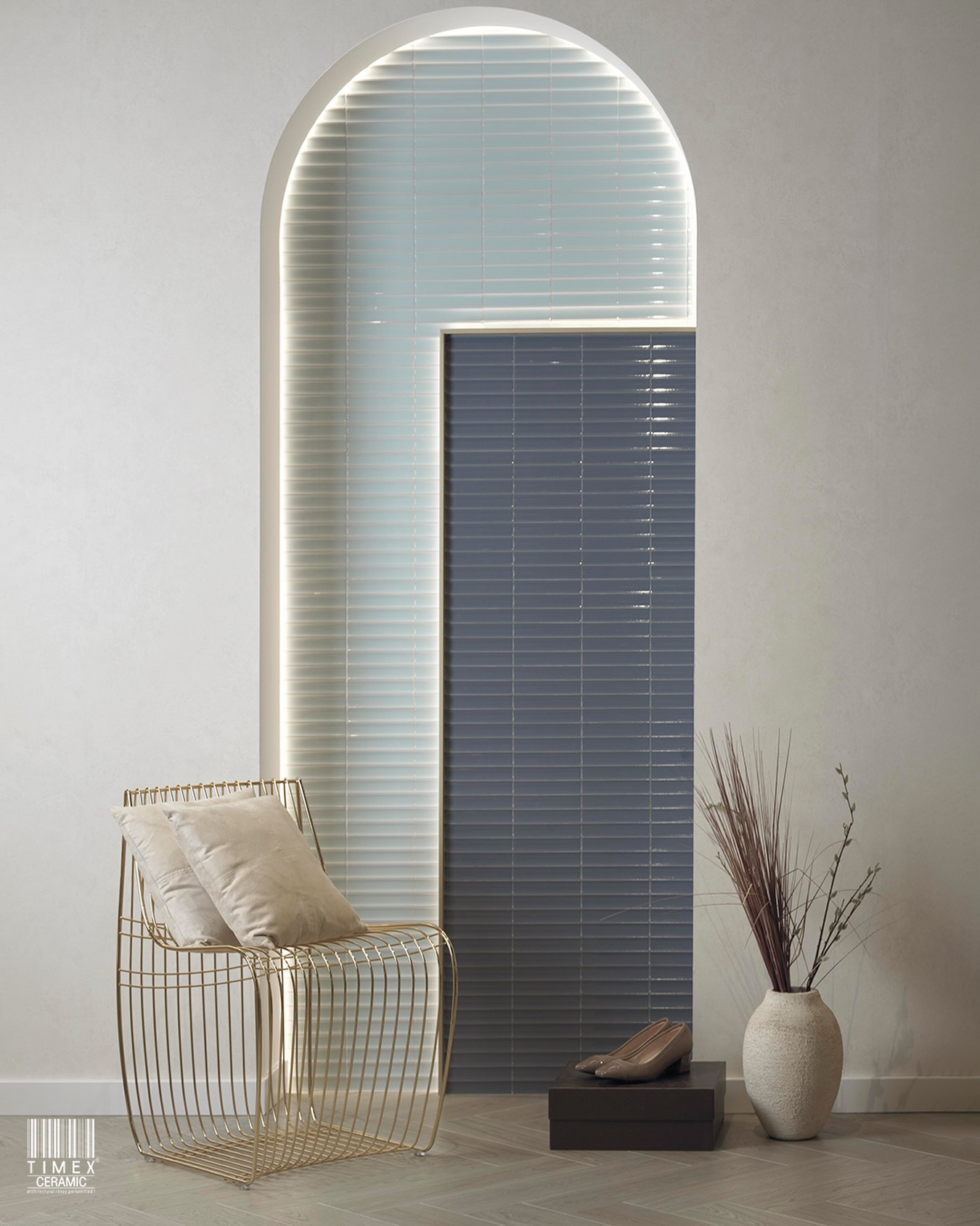 Linear surfaces are shaping modern interiors.

The Blinds series introduces a directional texture that brings subtle depth without overwhelming the space. It works quietly, adding movement while maintaining visual order.

The glossy finish enhances light interaction, allowing the surface to shift through the day. This creates a layered effect that feels refined and intentional.

Designed in elongated formats, it naturally complements vertical applications, making it ideal for feature walls, niches, and transitional zones.

A surface that defines space through texture, not excess.

#CeramicTilesIndia #WallTileDesign #ModernInteriors
#TileTextures InteriorMaterials #TimexCeramic