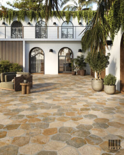 Breaking away from the grid changes more than the pattern.

Nazca 285x330 reimagines the traditional tile layout through an irregular stone-inspired shape that introduces movement, texture, and visual depth. The result is a surface that feels naturally composed rather than precisely repeated.

Its organic form captures the character of hand-laid stone, while subtle tonal variation and a textured finish enhance the authenticity of the design. Every installation develops its own rhythm, creating spaces with a distinctive architectural presence.

Whether used on a fireplace feature wall, throughout a living area, or across an outdoor courtyard, Nazca creates seamless surfaces that feel both timeless and contemporary.

Available in Beige, Grey, and Earth, the collection brings the enduring appeal of natural stone into modern residential and hospitality projects.

#NazcaTile #StoneLookTile #CeramicTilesIndia #ArchitecturalSurfaces #OutdoorTiles #InteriorDesignMaterials #NaturalStoneLook #TimexCeramic