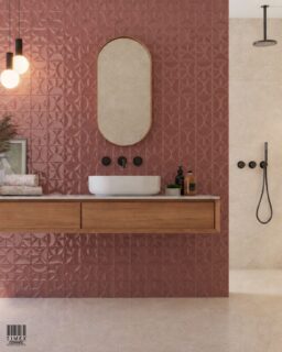 When the wall becomes the focal point, you know the tile is doing its job.
Combo Burdeos brings texture, depth, and a rich burgundy tone that transforms a simple surface into a statement.
Bold enough to stand out. Refined enough to stay timeless.
Would you use it in a bathroom or a kitchen?
Combo Burdeos | 240 Ă— 740 mm
#Timex Ceramic #ComboBurdeos #TexturedTiles
#bathroominspirations