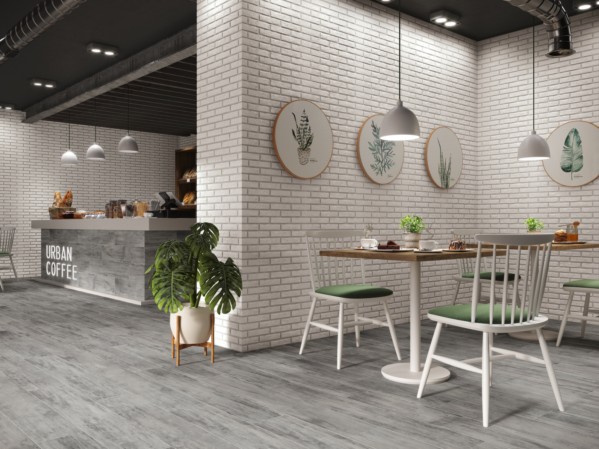 Ascot Blanco Amazonia Gris Ambiance