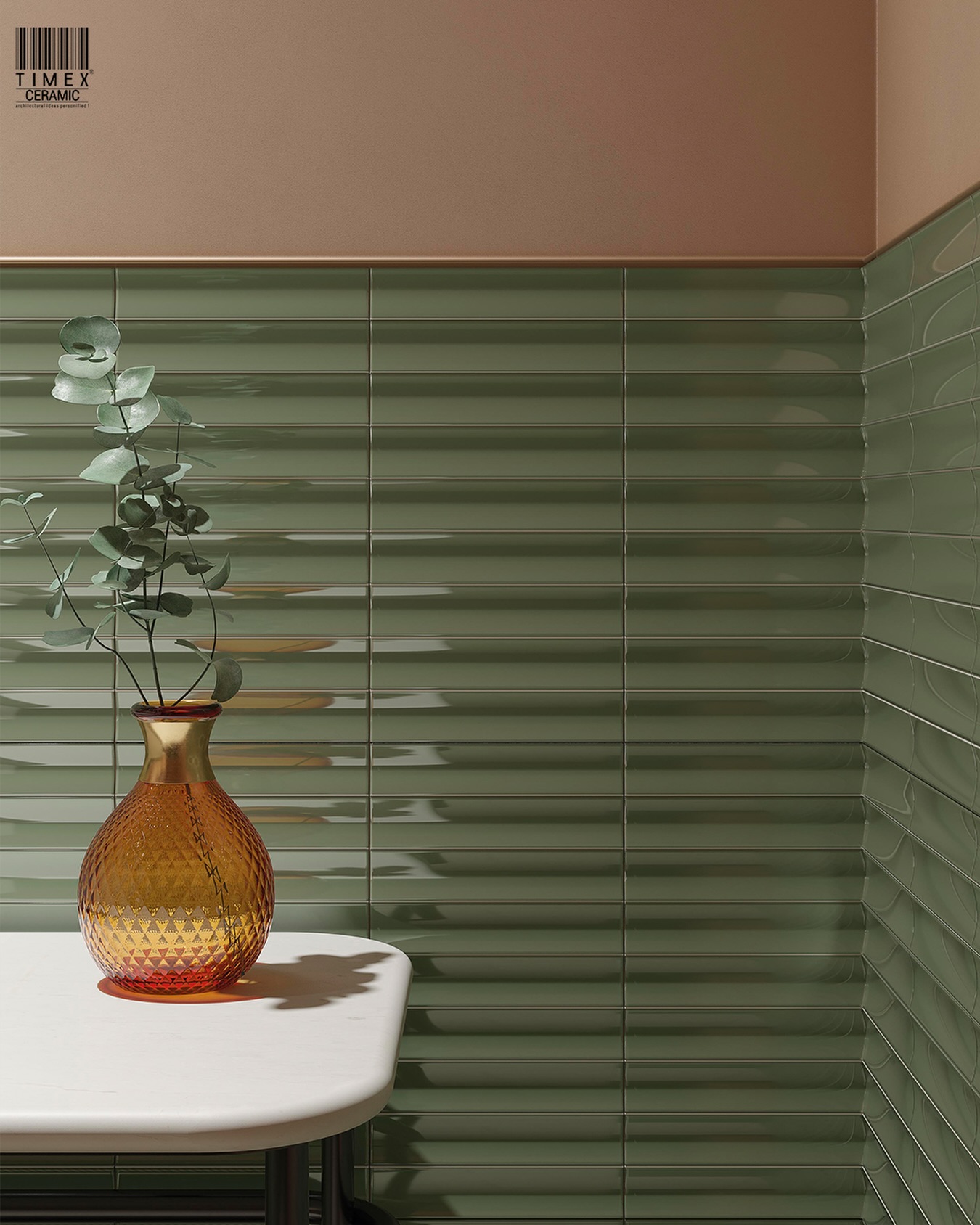 Light moves.
The surface responds.
Blinds brings linear texture and a glossy finish together, creating quiet depth that changes with every shift in light.

#BlindsTile #WallTileDesign #ArchitecturalSurfaces #ModernInteriorsIndia #CeramicWallTiles DesignDetails