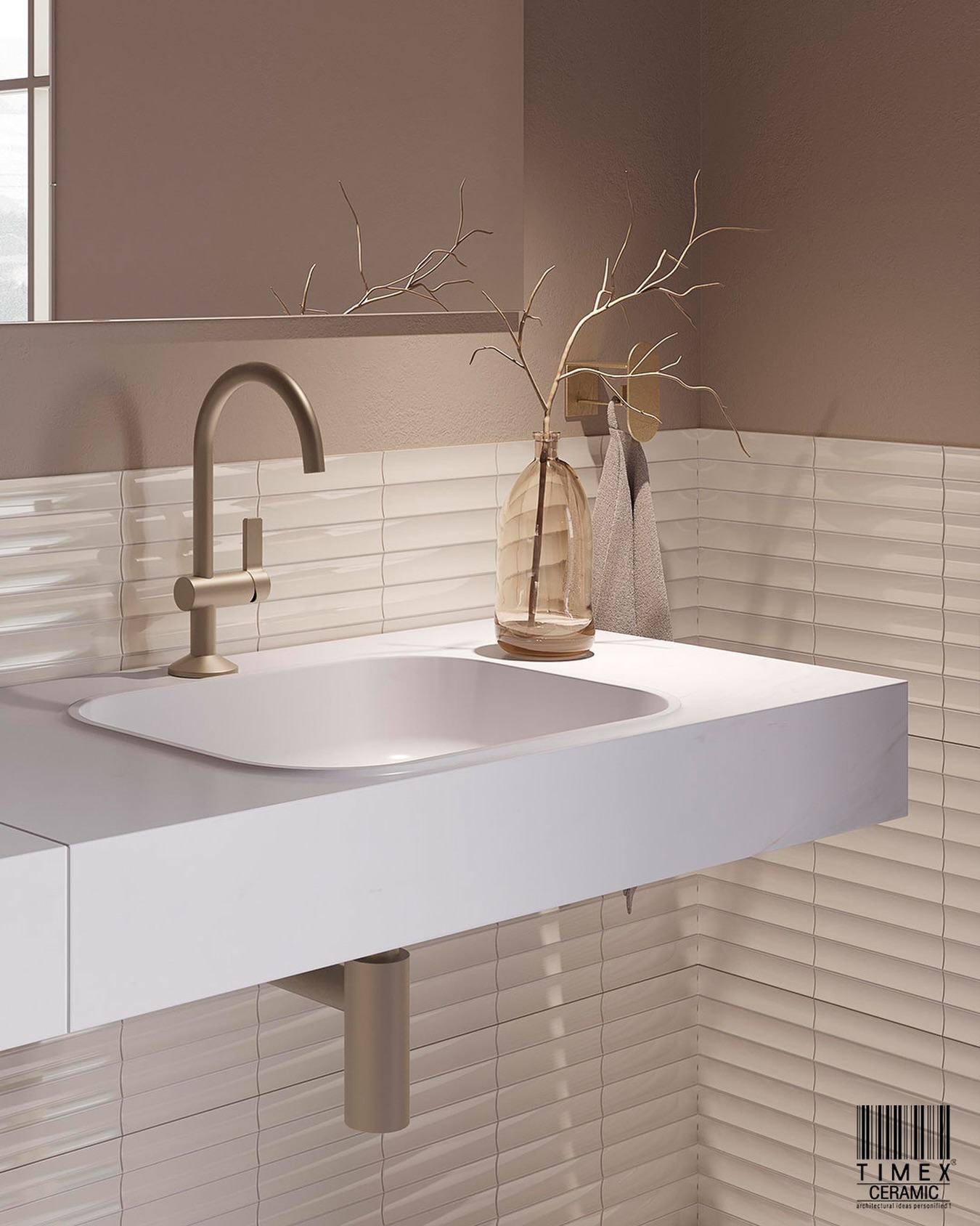 Texture, redefined.
Blinds brings the soft rhythm of vertical lines into a refined ceramic
surface. Subtle relief, gentle movement, and a glossy finish create a wall
that changes beautifully with light throughout the day.
Blinds
Finish: Glossy
Application: Wall
#BlindsTile #WallTiles #TexturedTiles #BathroomDesign #CeramicTiles