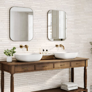Timex Ceramic Amsterdam Series White Wall Tiles Matt Finish Tiles Ambience