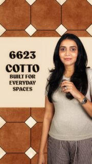 Some materials bring warmth without adding complexity.
The 6623 Cotto tile is built for spaces that need a grounded, earthy base without the usual upkeep associated with traditional terracotta surfaces. It delivers a familiar visual comfort, but in a more practical, refined format.
The surface carries a soft matte finish with a natural, baked-earth appearance. Subtle tonal variation adds depth while keeping the overall look controlled and easy to integrate across different design styles.
In a large-format size, it creates a more continuous layout with minimal joints. This makes it suitable for living areas, hospitality settings, and commercial spaces where consistency across zones is essential.
It is a surface that supports everyday use while
maintaining a composed, architectural presence.
#TimexCeramic #CottoTiles #PorcelainTilesIndia #LargeFormatTiles
#FloorAndWallTiles