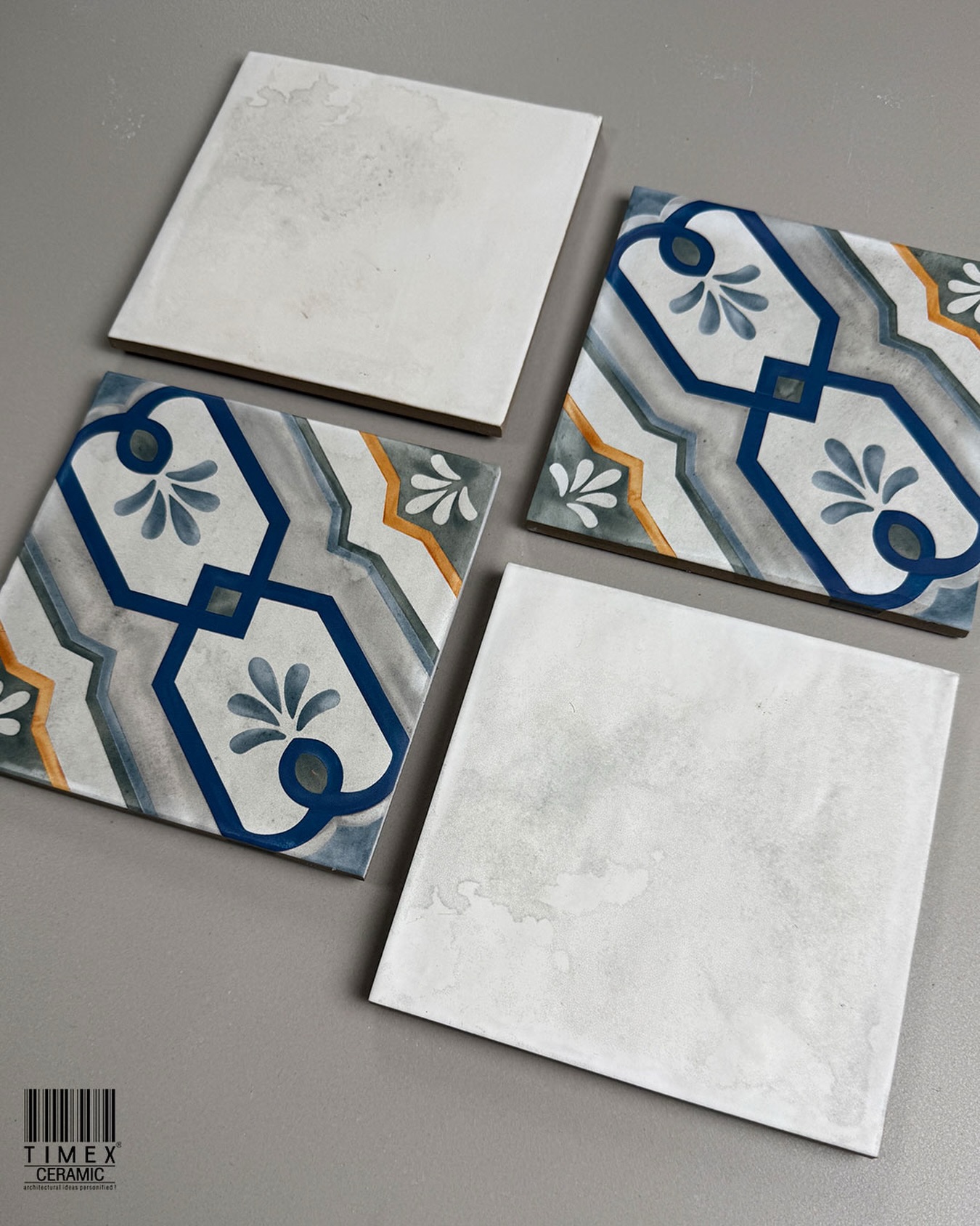 Pattern, palette and a little more character.
The Veranda Series brings together geometric and floral motifs with a versatile palette of white, deep blue and expressive multicolour designs. The collection balances decorative detail with a refined, Mediterranean-inspired character, making the tile itself an important part of the interior composition.
At 150 x 150mm, the compact format creates a strong visual rhythm, while the matt finish keeps the patterns grounded and tactile. Use the quieter Cottage White for a restrained look, Laguna Blue for deeper colour, or explore Alma and Maresa for a more expressive surface.
Designed for both walls and floors, Veranda works beautifully as a backsplash, accent surface, feature wall or a more immersive patterned installation.
A collection made for interiors that need pattern with personality.
Veranda Series
Colours: White, Blue, Multicolour
Finish: Matt
Application: Wall & Floor
Size: 150 × 150 mm
#TimexCeramic #VerandaSeries #DecorativeTiles #PatternedTiles #MoroccanTiles Mediterraneaninteriors InteriorDesignIndia ArchitecturalSurfaces