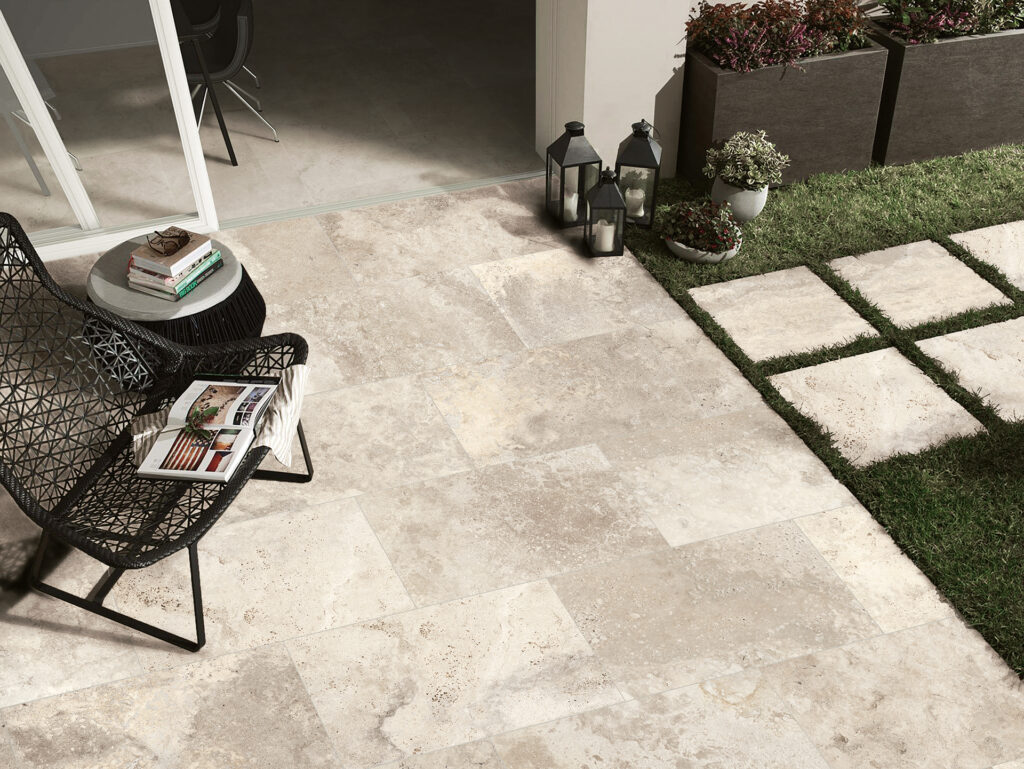 The Timeless Allure of Natural Stone with Modern Durability 5 Crosscut Cream Amb1