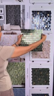 Pattern that brings energy without overwhelming the space.
GM 34 introduces a refined mosaic surface where colour variation and geometry work together in balance. The green tonal palette, accented with subtle highlights, adds vibrancy while remaining controlled.
The small-format pattern creates a textured visual rhythm, making it ideal for feature walls, backsplashes, and hospitality environments that need character without clutter.
It is a surface that draws attention when needed, yet integrates effortlessly into the overall design.
#TimexCeramic #MosaicTiles #WallTilesindia #BacksplashDesign #GreenTiles InteriorMaterials TileDesign ModernInteriors