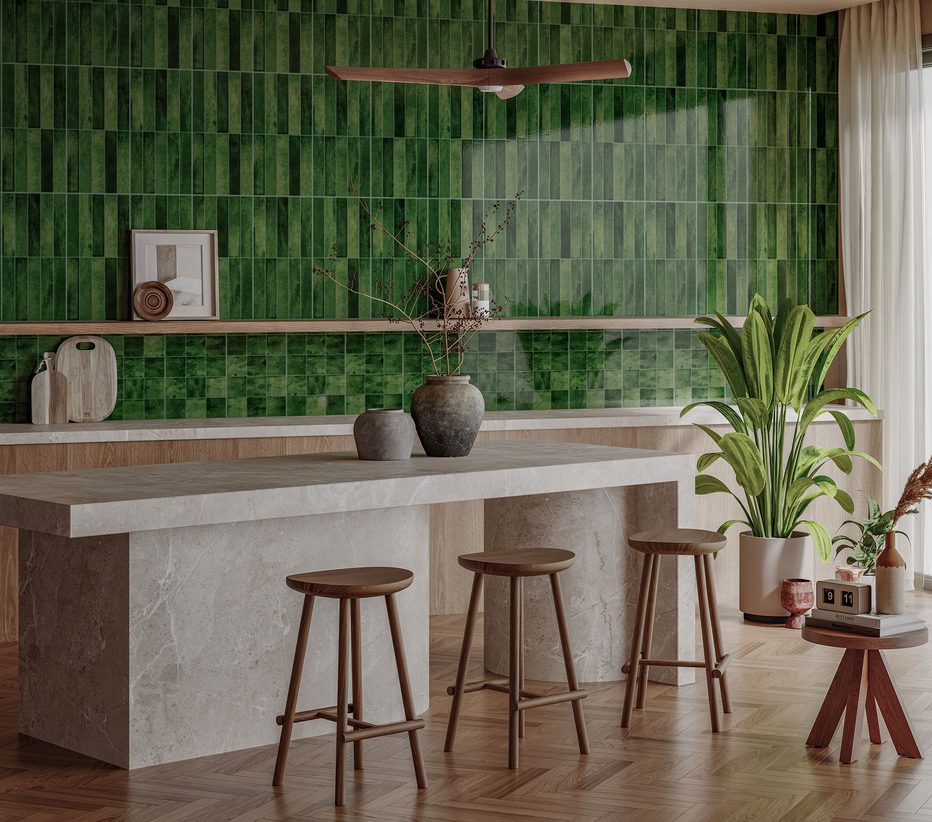 582-amb6 582 Series By Timex Ceramic - Verde (Green) Ambience