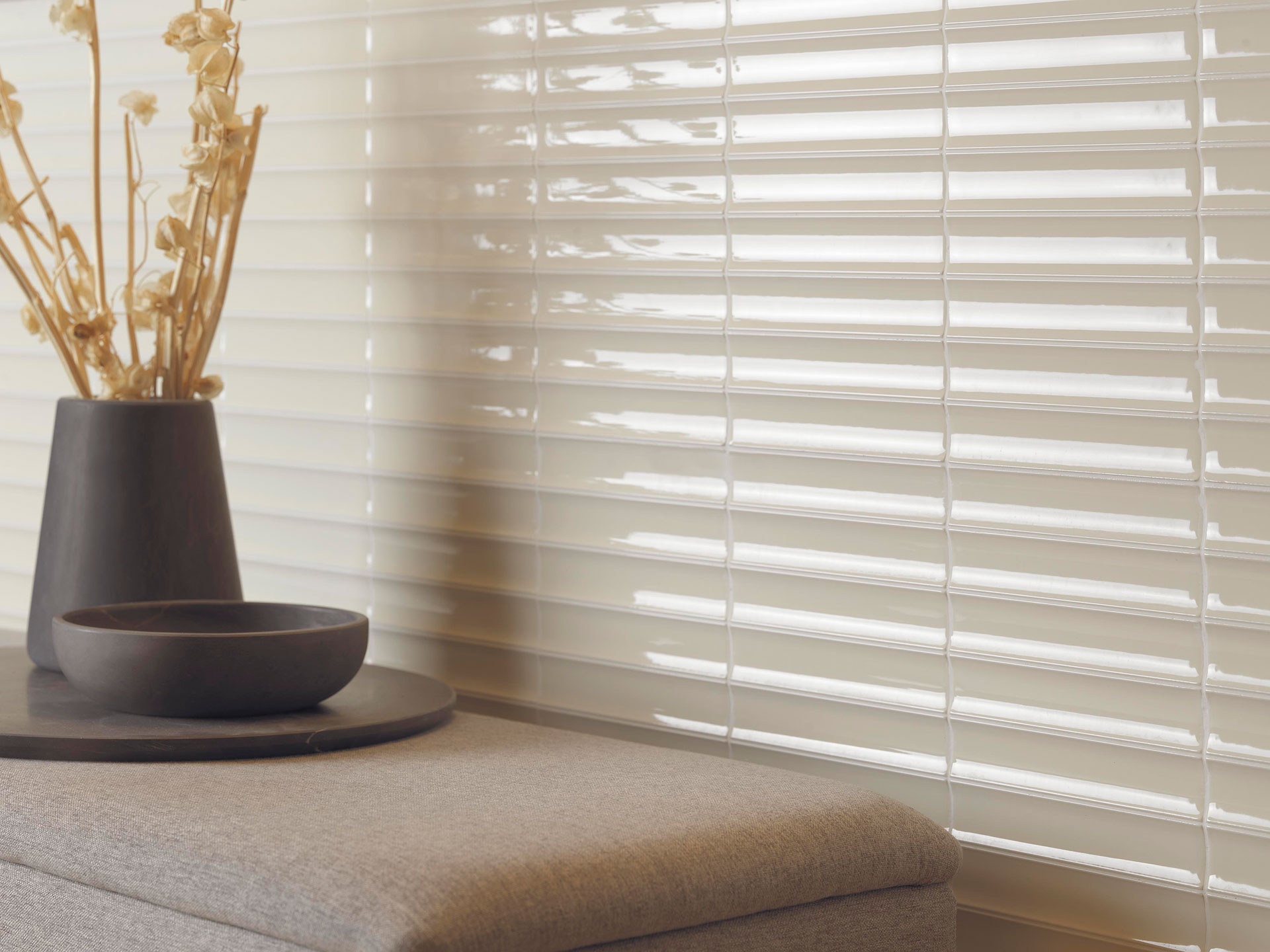 Blinds Series By Timex Ceramic - Cream (Beige) Ambience