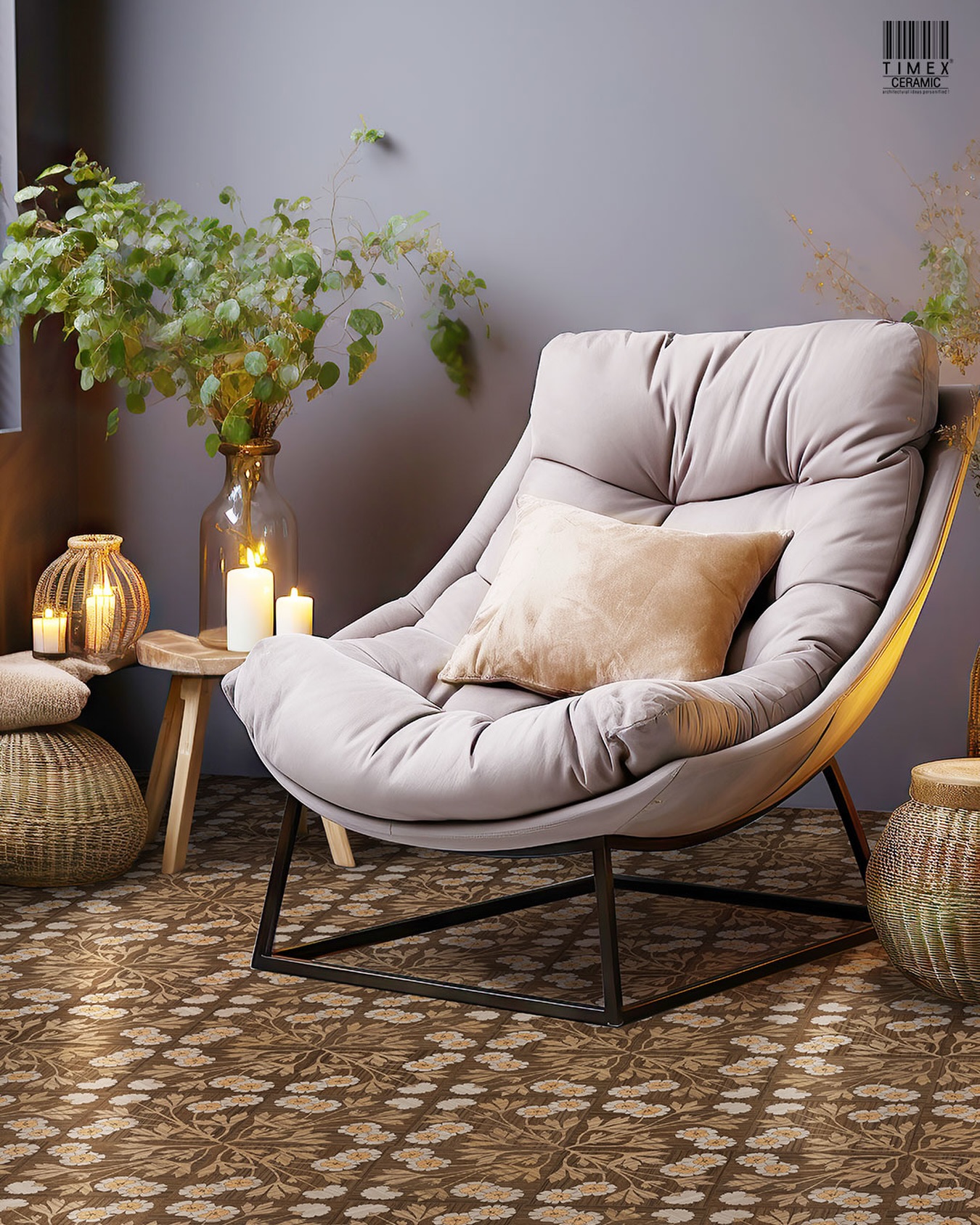 Floral patterns are no longer reserved for walls and wallpapers.
Delormo Dennis brings botanical detailing to the floor, combining the warmth of wood - inspired textures with a decorative floral composition that feels both classic and contemporary.
The 200 x 200 mm format creates a rich, continuous pattern across the surface, making it ideal for spaces that deserve more character than a plain floor can offer. Every tile contributes to a larger visual story, adding depth, movement, and personality.
Its earthy tones pair effortlessly with natural materials, soft furnishings, and warm lighting, creating interiors that feel inviting and thoughtfully layered.
For designers looking beyond conventional wood-look tiles, Delormo Dennis offers a fresh interpretation of decorative flooring.
Delormo Dennis
Finish: Matt
Application: Floor & Wall
Size: 200 x 200 mm
#TimexCeramic #DelormoDennis #DecorativeTiles #FloralTiles #WoodLookTiles