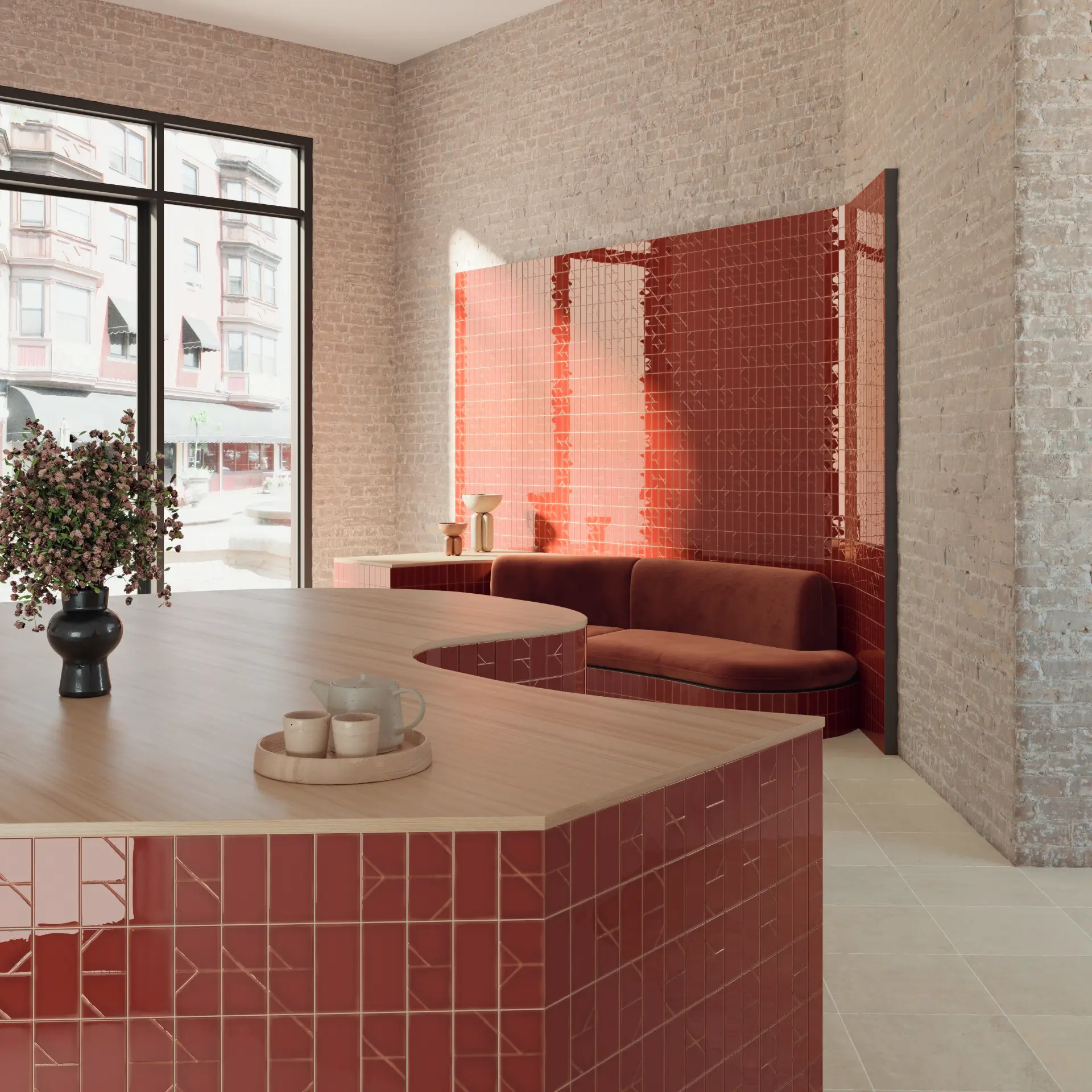 Curated Chaos The Unexpected Red Theory in Interiors Timex Ceramic