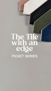 Still thinking tiles have to be rectangular? Think again.
The Picket Series takes a familiar wall tile and gives it a sharper profile. At 60 × 260 mm, its elongated pointed shape creates a distinctive vertical format that immediately changes the way a wall reads.
The glossy glaze catches light across the surface, while natural shade variation keeps the finish from looking flat or overly uniform. Each piece has its own tonal character, giving the installation a more layered appearance.
Five colours make up the series: Coconut Milk, Bluestone, Forest, Rose Quartz and Obsidian. From light and understated to deep and dramatic, there is a shade for very different design directions.
Pick one colour for a clean, confident look or experiment with combinations for something more expressive.
Picket Series. Give your walls some edge.
Picket Series
Colours: Coconut Milk, Bluestone, Forest, Rose Quartz, Obsidian Finish: Shiny
Application: Wall
Size: 60 × 260 mm
#TimexCeramic #PicketSeries #PicketTiles #GlossyTiles #WallTileDesign