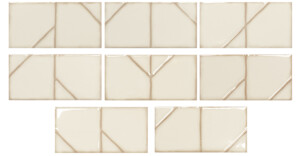 Origami Daisy (White) Tiles By Timex Ceramic
